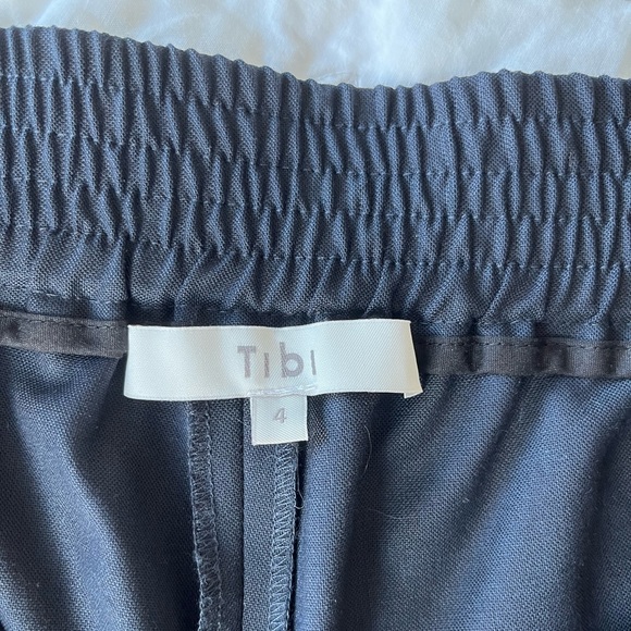 TIBI navy wool quilted pants - Picture 7 of 9